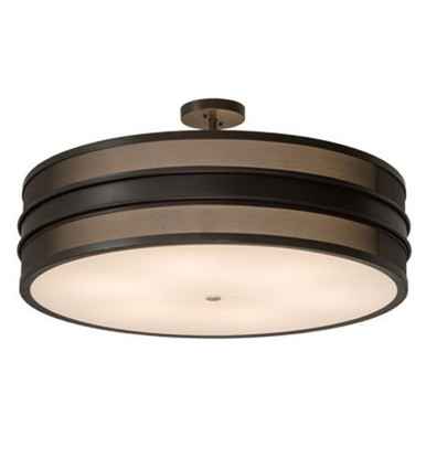 Nolan 6 Light Semi Flush Mount 18 x 36 Inches by Meyda Tiffany - 175952
