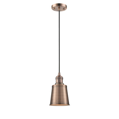 Addison 100W 1LED Cord Hung Mini Pendant 8.63 InchX5.25 Inch by Innovations - 201C-M9-LED