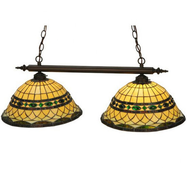 Tiffany Roman 2 Light Island Pendant 18 x 16 Inches by Meyda Tiffany - 130629