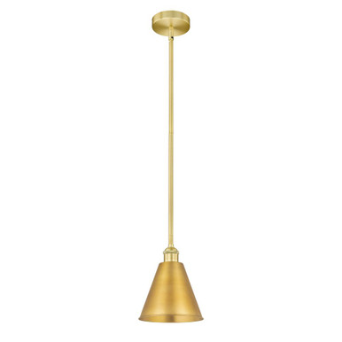 Berkshire Metal 1 Light Stem Hung Mini Pendant 9.5 X 8 by Innovations - 616-1S-MBC-8