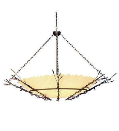 Cattail 12 Light Inverted Pendant 56 x 84 Inches by Meyda Tiffany - 120158