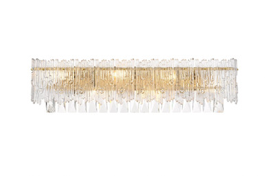 Emilia 6 Light Wall Sconce 7 Inch Tall and 27 Inch Wide by Elegant - 1780W27