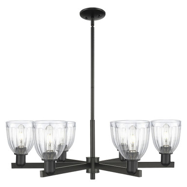 Brookfield 6 Light Stem Hung Chandelier 11.38 X 35.5 Inch by Innovations - 716-6CR-G442