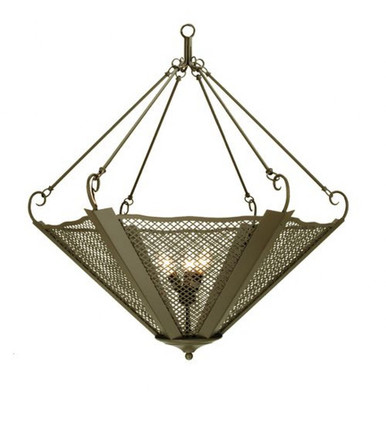 Umbrella 3 Light Inverted Pendant 44 x 38 Inches by Meyda Tiffany - 65144