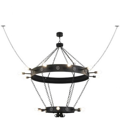 Korset 18 Light 2 Tier Chandelier 73 x 65 Inches Wide by Meyda Tiffany - 160840