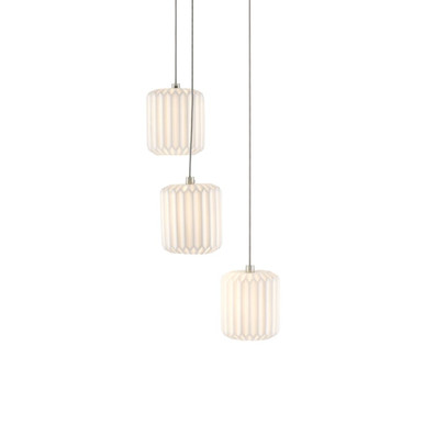 Dove 3 Light Small Pendant by Currey Company - 9000-0710