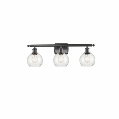 Athens 3 Light Bath Vanity 8.88 Inch Tall X 25.88 Inch Wide by Innovations - 516-3W-OB-G124-6