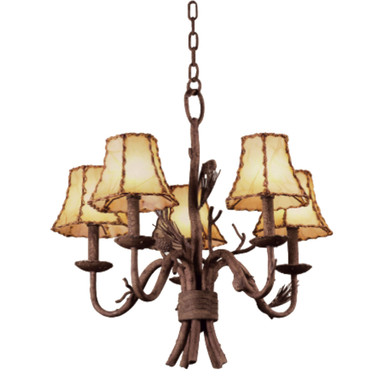 Ponderosa 5 Light Chandelier by Kalco - 5035PD/8045