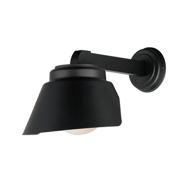 Habit 1 Light Outdoor Wall Lantern by Maxim - 10117SWBK