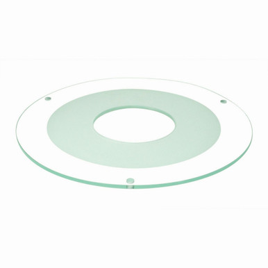 6 Inch Glass Shade with Open Center by Nora - NTG-6HC