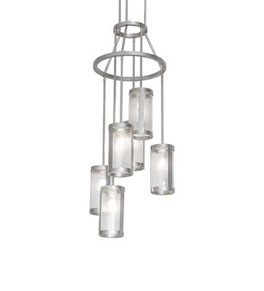 Cartier 6 Light Cascading Chandelier 114 x 24 Inches Wide by Meyda Tiffany - 253505