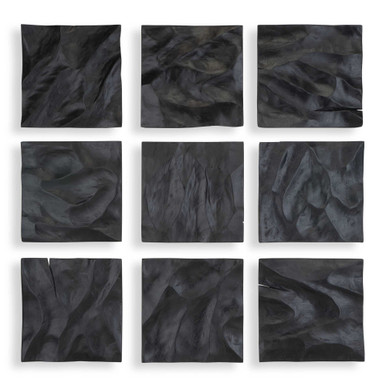 Malosi Wall Decor (Set of 9) 11.8 Inch Tall and 11.8 Inch Wide by Uttermost - 04377