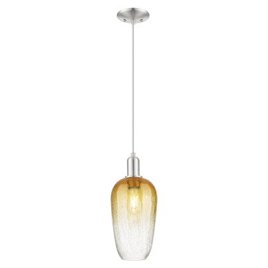 Brookhaven Flute 1 Light Cord Hung Mini Pendant 15.83X7 by Innovations - 716-1P-SN-G484-7AM