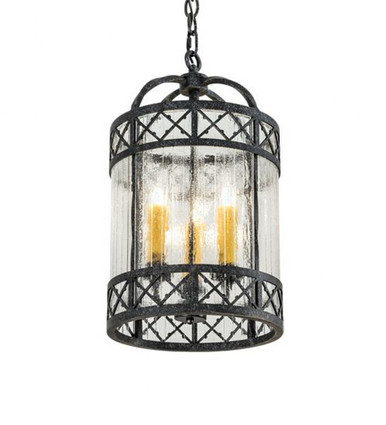Antencio 3 Light Pendant 24 Inches Tall and 12 Inches Wide by Meyda Tiffany - 203926