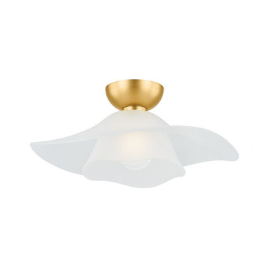 Netherlee 1 Light 18 Inch Wide Flush Mount by Hudson Valley - 2918-AGB