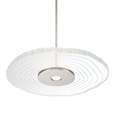 Luminwood 14W 1 LED Pendant 49.63 Inch Tall and 24 Inch Wide by Golden - 1921-24 PN-RE