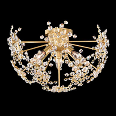 Esteracae 3 Light 18 Inch Wide Flush Mount by Schonbek - DN1218N