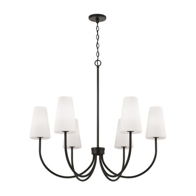 Averitt 6 Light Chandelier 33.25 Inch Tall and 37.25 Inch Wide by Capital - 455261