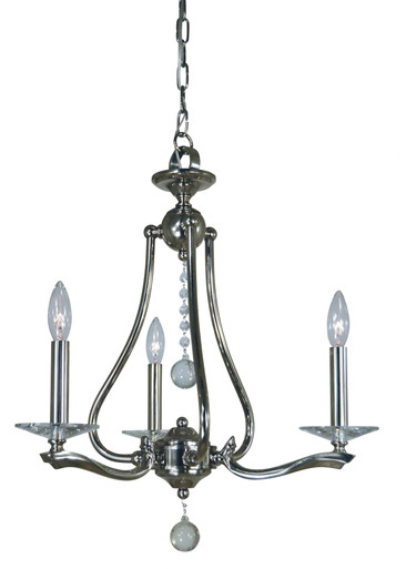 Allena 3 Light Small Chandelier by Framburg - 3093 PN