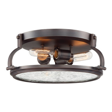 Eaton 3 Light 15.5 Inch Wide Flush Mount by Designers Fountain - 92123-scb