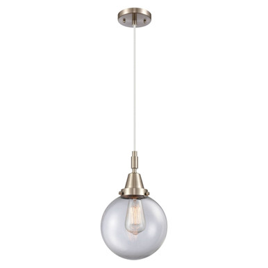 Beacon 1 Light Cord Hung Mini Pendant 12.63 Inch Tall by Innovations - 447-1P-G20-8