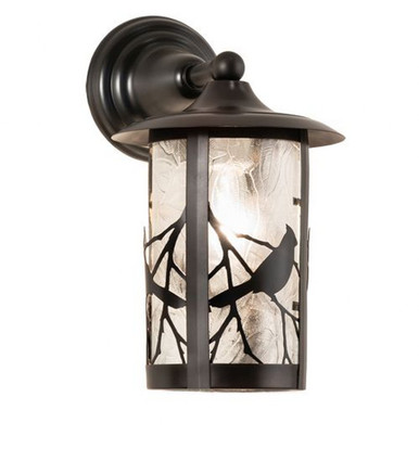 Fulton Song Bird 1 Light Wall Sconce 13.5 x 8 Inches by Meyda Tiffany - 54298