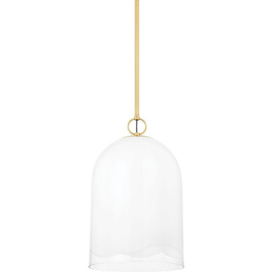 Lennon 1 Light Medium Medium Pendant by Mitzi - H788701L-AGB