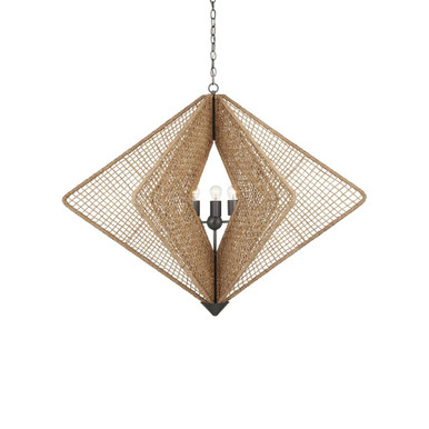 Shizen 3 Light Oversized Chandelier by Currey Company - 9000-0965
