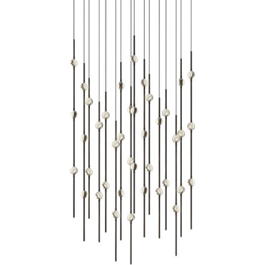 Constellation 80W 40 LED Pendant 38 Inch Tall X 21.5 Inch Wide by Sonneman - 2015-J20