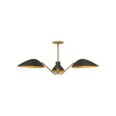 Oscar 3 Light Oversized Pendant by Alora - PD550336