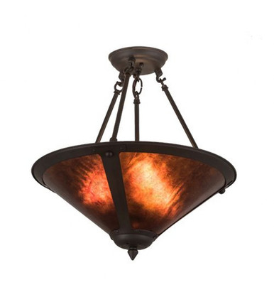 Sutter 3 Light Inverted Pendant 18 x 17 Inches by Meyda Tiffany - 194681