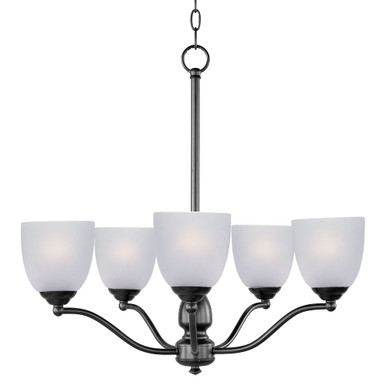 Stefan 5 Light Chandelier by Maxim - 10065FTBK