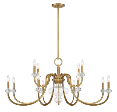 Bergdorf 12 Light Oversized Chandelier by Savoy House - 1-5803-12-322