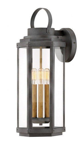 Danbury 3 Light Candle Style Outdoor Wall Lantern by Hinkley - 2535DZ
