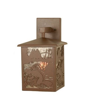 Beaver at Work 12W 1 LED Wall Sconce 12.5 x 7 Inches by Meyda Tiffany - 254801