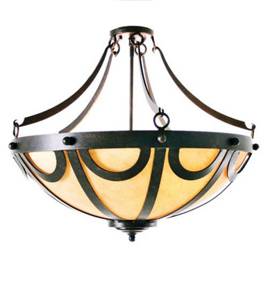 Carousel 3 Light Inverted Pendant 20 x 24 Inches by Meyda Tiffany - 116840