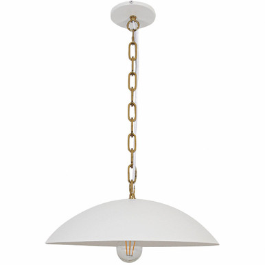 Ofelia 100W 1 LED Pendant 5.5 Inch Tall and 15.75 Inch Wide by Dainolite - OFE-151P