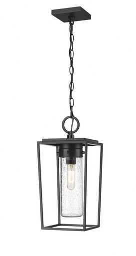 Sheridan 1 Light Small Outdoor Chain Mount Pendant 17 Inch Tall by Z-Lite - 594CHM-BK
