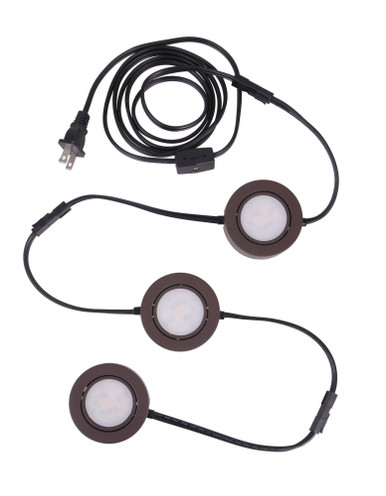 4W LED Under Cabinet Puck Light (Pack of 3) 1 x 2.75 In by Craftmade - CPK1103