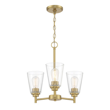 Westin 3 Up Light Small Chandelier by Designers Fountain - 95783-BG