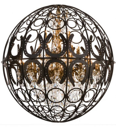 Equestriana 42 Light Chandelier 79 x 70 Inches Wide by Meyda Tiffany - 153398