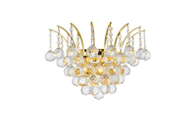 Victoria 3 Light Wall Sconce by Elegant - V8031W16