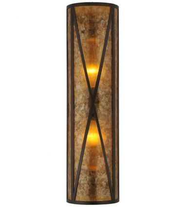 Saltire Craftsman 2 Light Wall Sconce 30 x 8 Inches by Meyda Tiffany - 106559