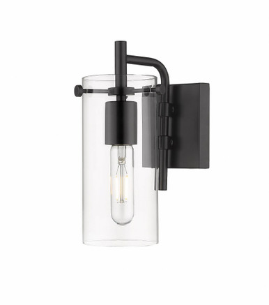 Press 3.5W 1 LED Light Vanity Light by Innovations - 352-1W-BK-CL