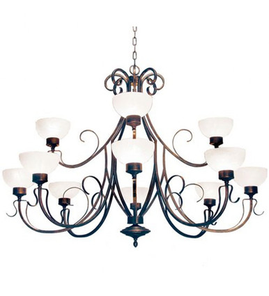 Mirasol 3 Light Chandelier 60 Inches Wide by Meyda Tiffany - 119773