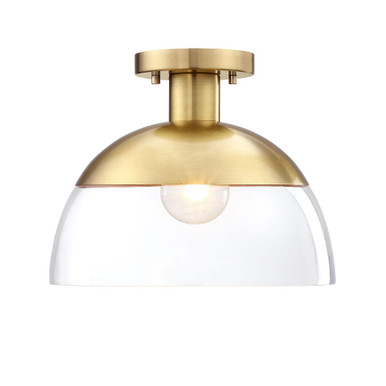 Rey 1 Light Semi Flush Mount 10.25 InchX13 Inch Wide by Designers Fountain - D308M-SF