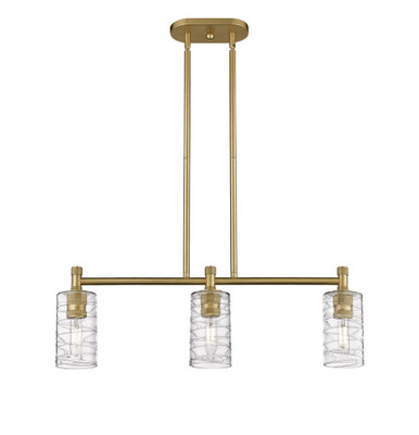 Crown Point 3 Light Oversized Island Pendant 9.88 Inch Tall by Innovations - 434-3I-G434-7
