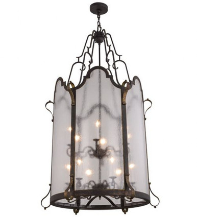 Dubrek 12 Light Foyer Pendant 64.5 x 33 Inches by Meyda Tiffany - 157792