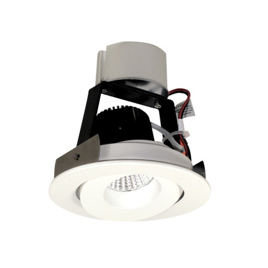 Iolite 4 Inch Comfort Dim LED Retrofit Round Adjustable Gimbal by Nora - NIR-4RGI4CAG