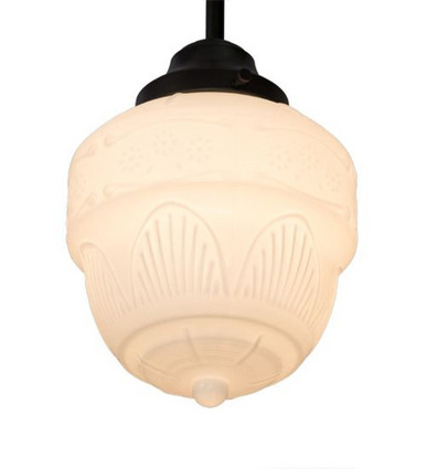 Revival Schoolhouse Rochelle 1 Light Small Pendant by Meyda Tiffany - 184740